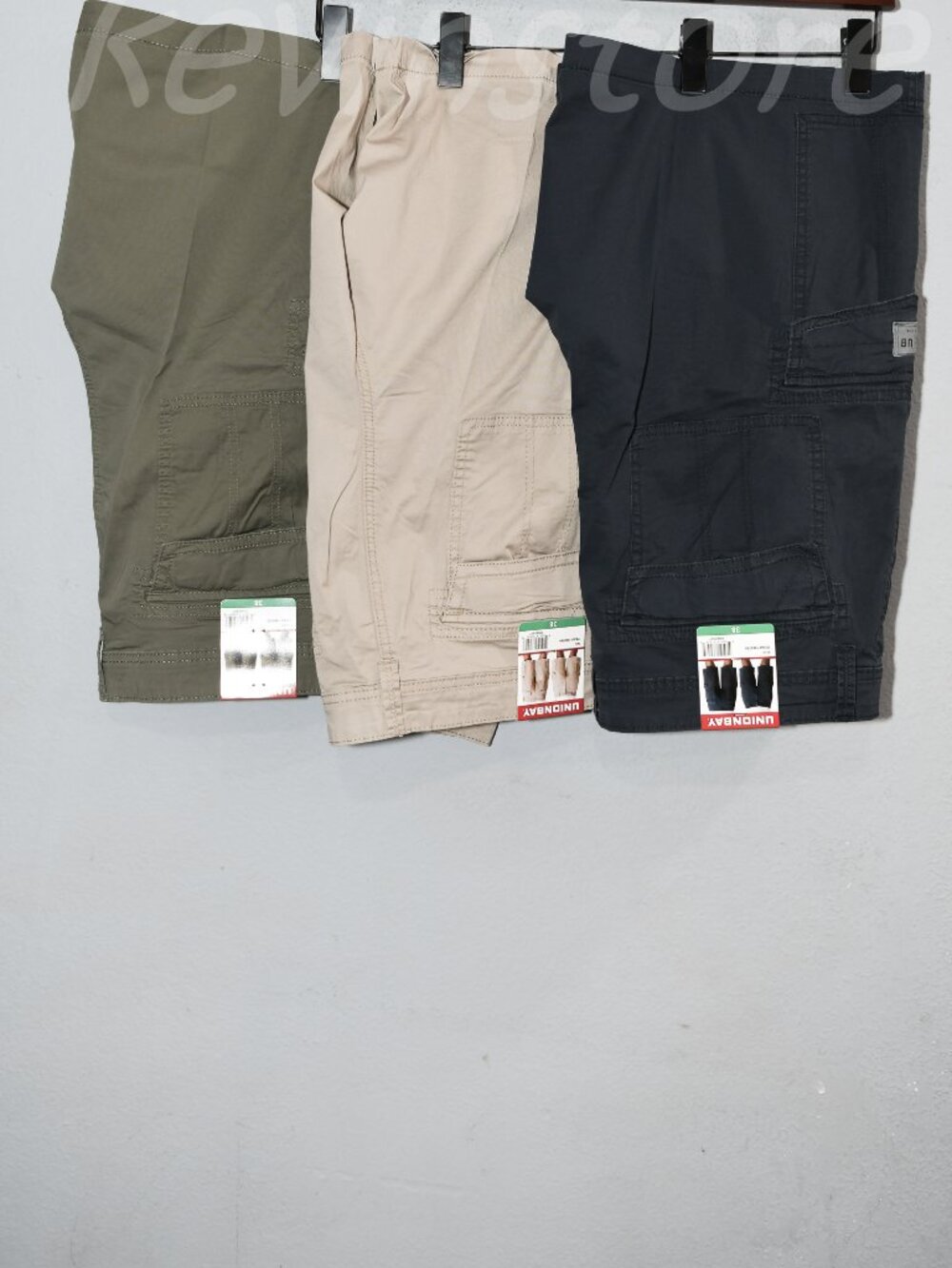3 pairs Unionbay Men’s Cargo Shorts . price is for 3‎ .